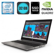 HP ZBook 15 G6, sivi - obnovljen / Core i7, 32 GB, 512 GB SSD, 15,6"